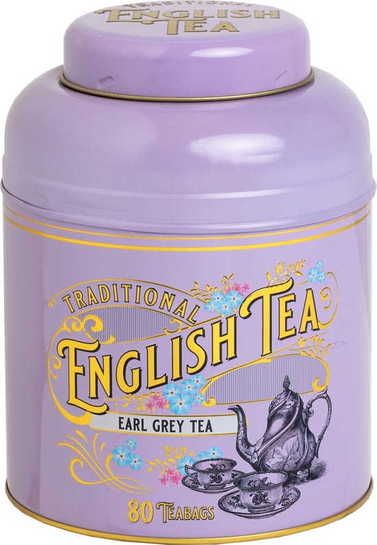 New English Teas Vintage Victorian Lavender 80 Teabags Earl Grey