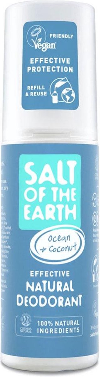 Salt Of The Earth Ocean Coconut Natural Spray Deodorant 100ml