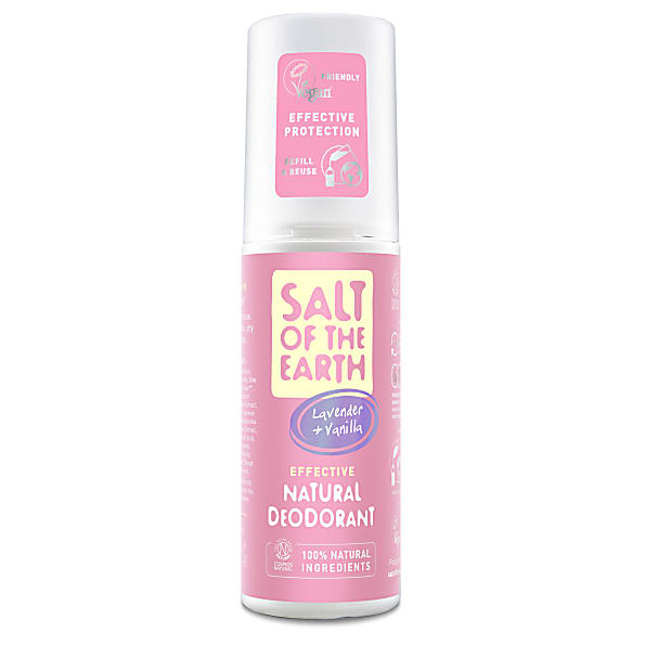 Salt of The Earth Pure Aura Lavender Vanilla Deodorant 100ml