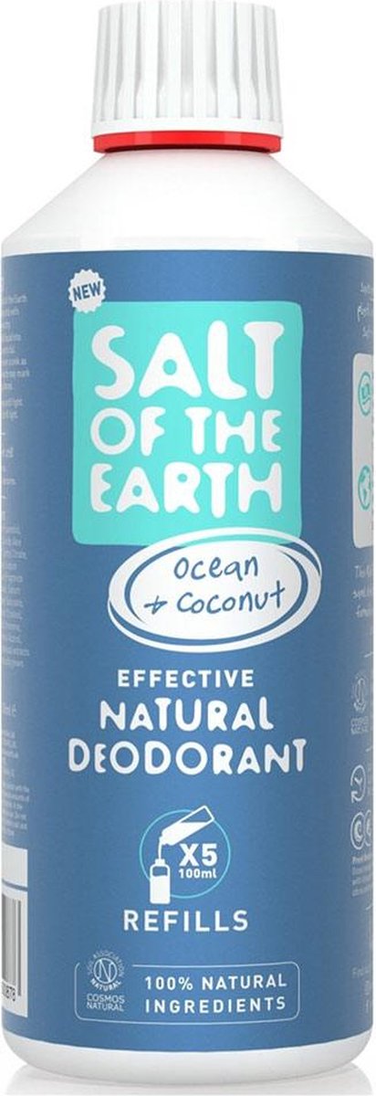 Salt of The Earth Ocean Coconut Natural Deodorant Refill 500ml