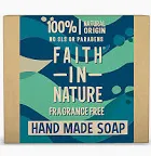 Faith in Nature Fragrance Free (geurloos) zeep 85g