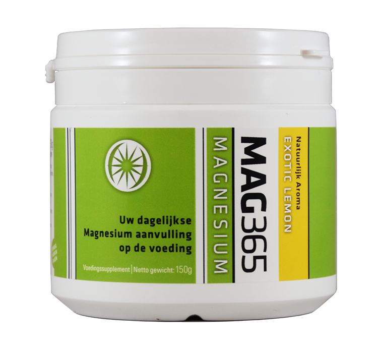 MAG365 Magnesium poeder exotisch lemon 150g