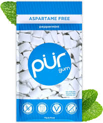 PUR GUM PEPPERMINT suikervrije kauwgom 77G (55 STUKS)