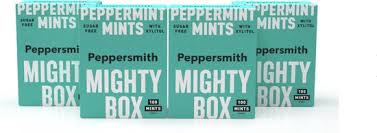 Peppersmith Peppermint Mints 18x60g