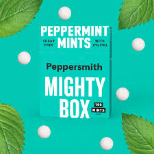 Peppersmith Peppermint mints mighty box 60g