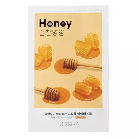 Missha – Airy Fit Sheet Mask – Honey – Regenerative Sheet Mask – 19g