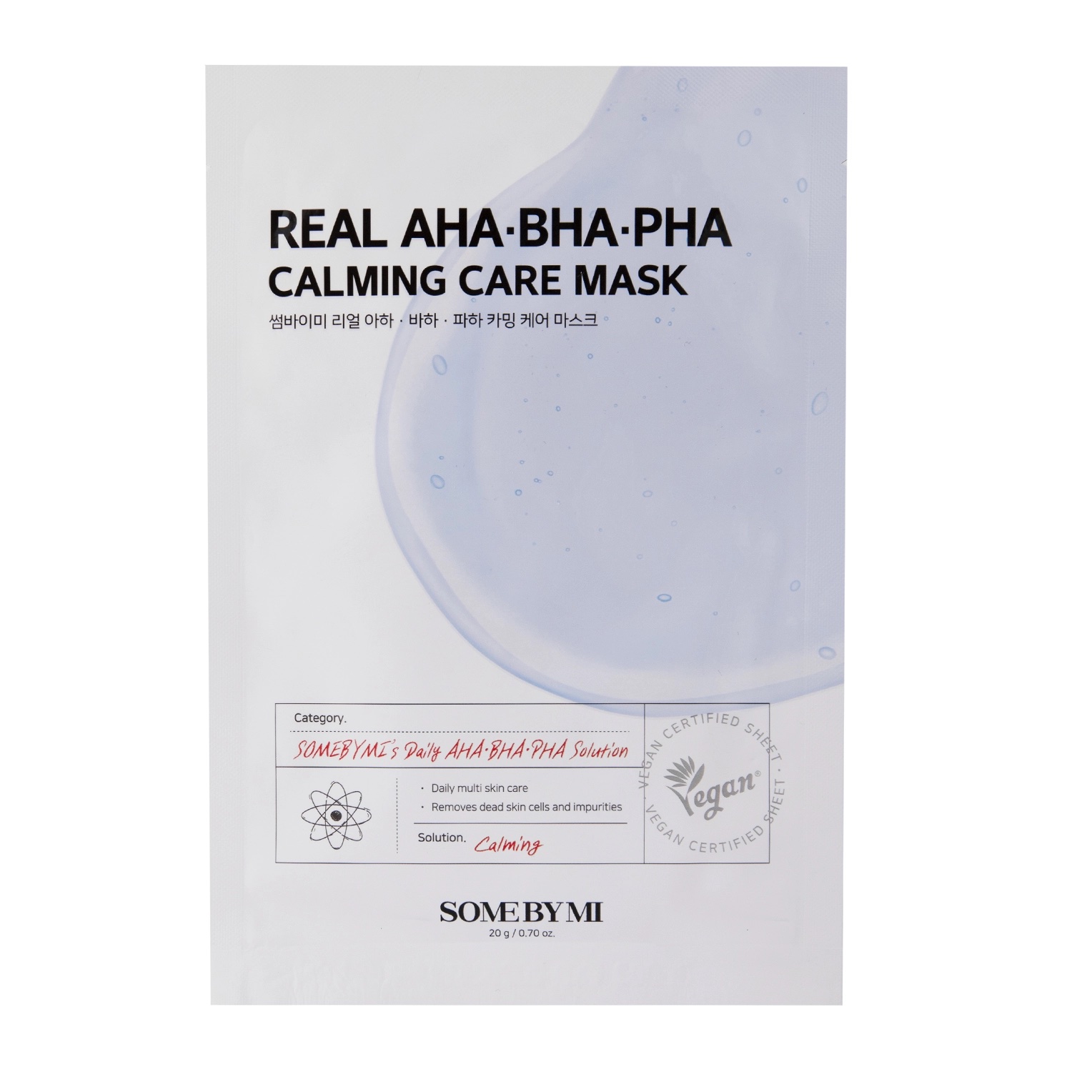 Some By Mi – Real AHA BHA PHA Calming Care Mask – 20g