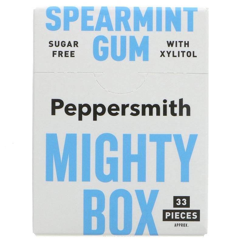 Peppersmith Spearmint Gum Mighty Box 50g